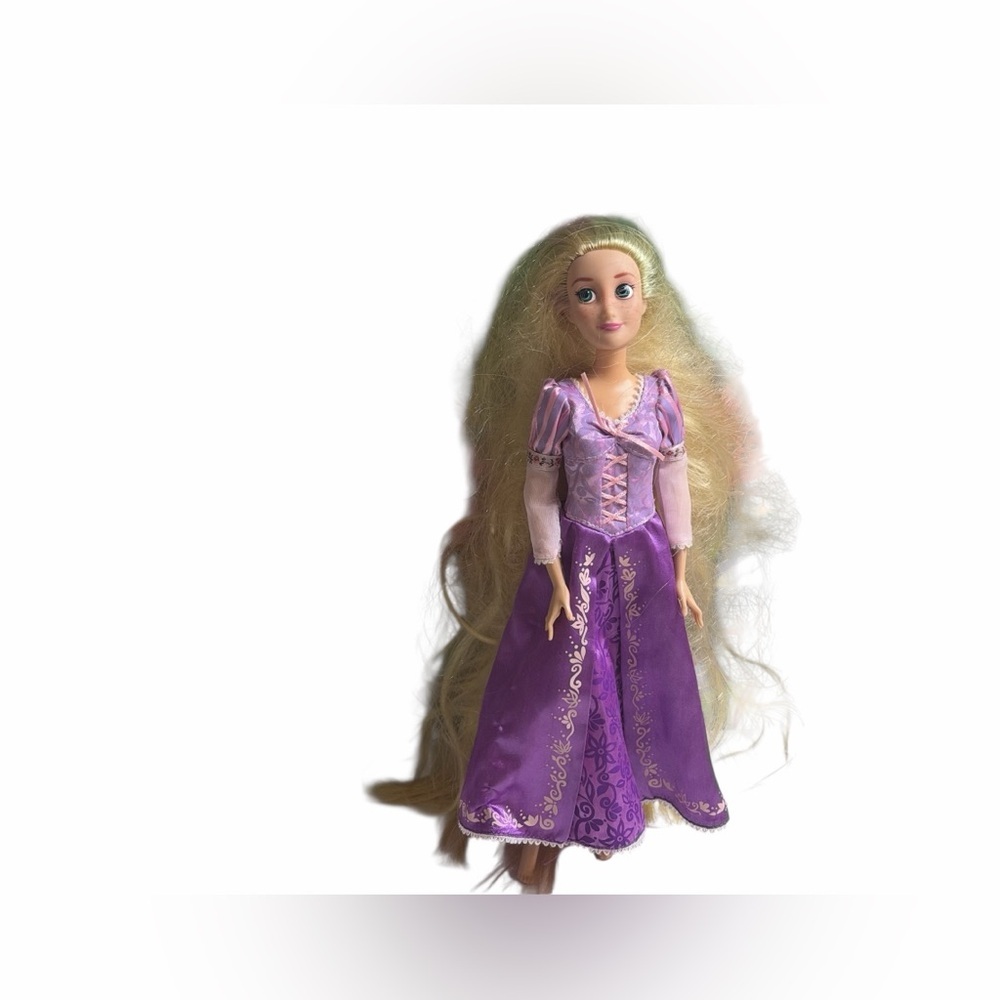Disney Tangled 2012 Princess RAPUNZEL 11" Doll & Mattel Classic Signature Dress